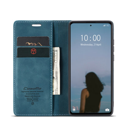 For Xiaomi Redmi Note 12 Pro+ 5G CaseMe 013 Multifunctional Horizontal Flip Leather Phone Case(Blue) by CaseMe