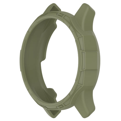 For Garmin Vivomove Trend Armor Hollow Watch Protective Case(Jungle Green) by buy2fix