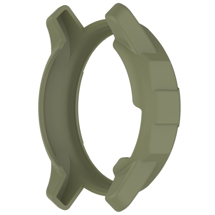 For Garmin Vivomove Trend Armor Hollow Watch Protective Case(Jungle Green) by buy2fix
