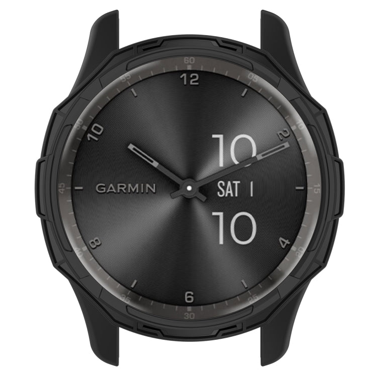 For Garmin Vivomove Trend Armor Hollow Watch Protective Case(Black) by buy2fix