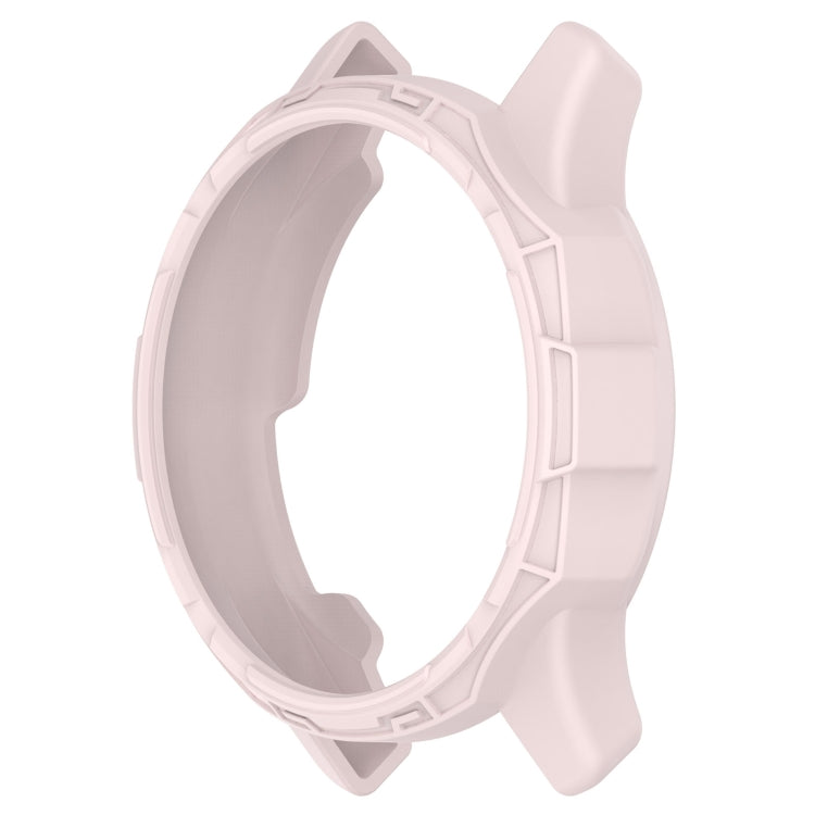 For Garmin Vivomove Trend Armor Hollow Watch Protective Case(Light Pink) by buy2fix