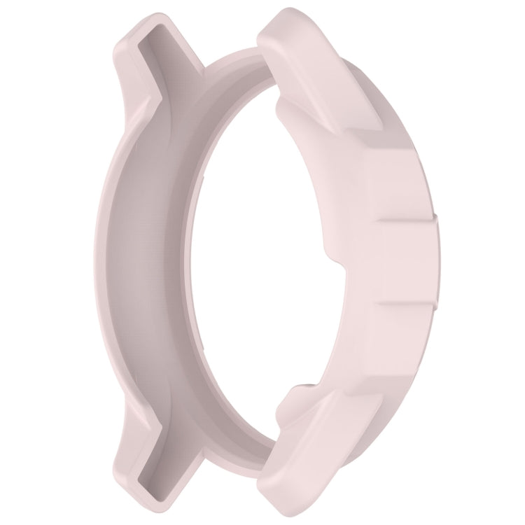 For Garmin Vivomove Trend Armor Hollow Watch Protective Case(Light Pink) by buy2fix