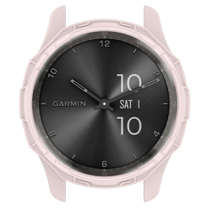 For Garmin Vivomove Trend Armor Hollow Watch Protective Case(Light Pink) by buy2fix