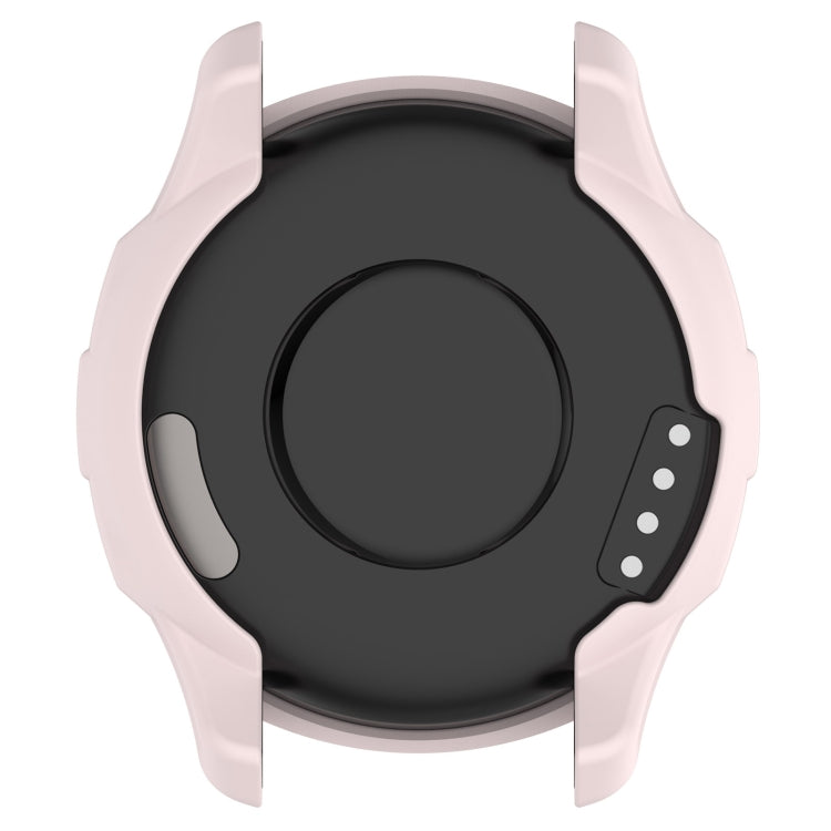 For Garmin Vivomove Trend Armor Hollow Watch Protective Case(Light Pink) by buy2fix