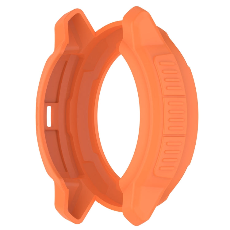 For Garmin Instinct Crossover Armor Hollow Watch Protective Case(Orange) by buy2fix