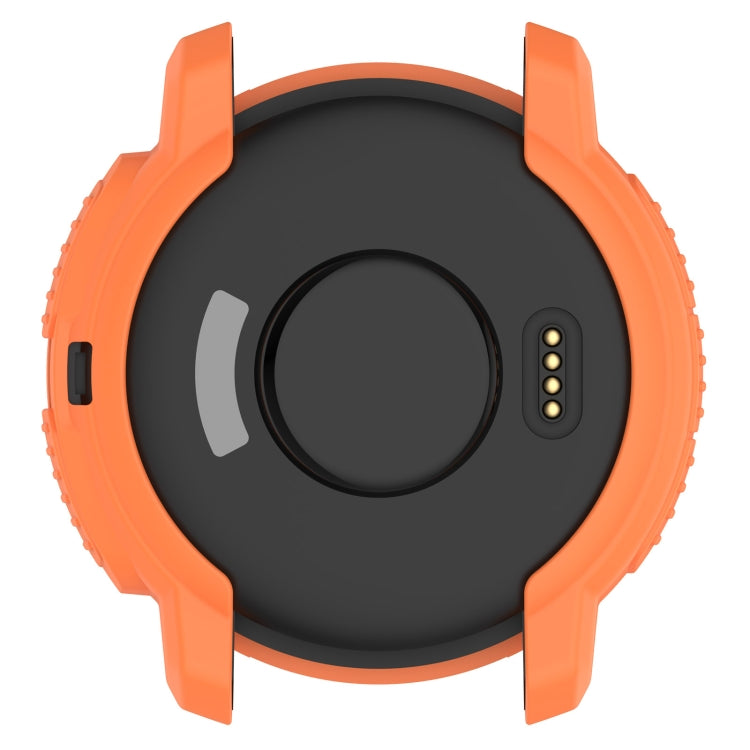 For Garmin Instinct Crossover Armor Hollow Watch Protective Case(Orange) by buy2fix