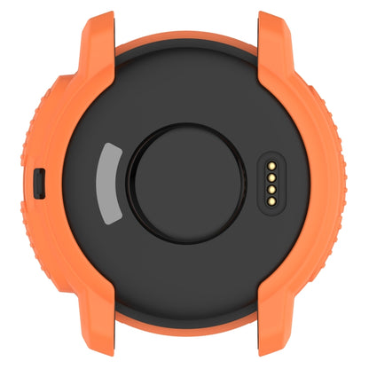For Garmin Instinct Crossover Armor Hollow Watch Protective Case(Orange) by buy2fix