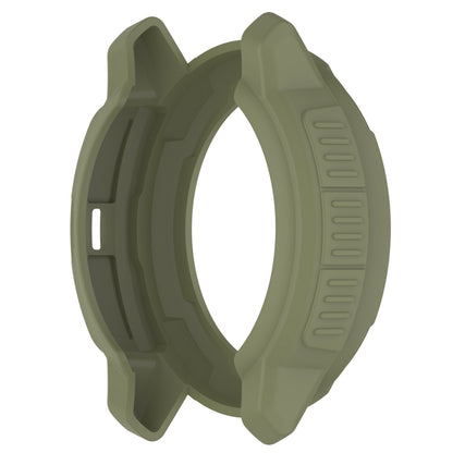 For Garmin Instinct Crossover Armor Hollow Watch Protective Case(Jungle Green) by buy2fix