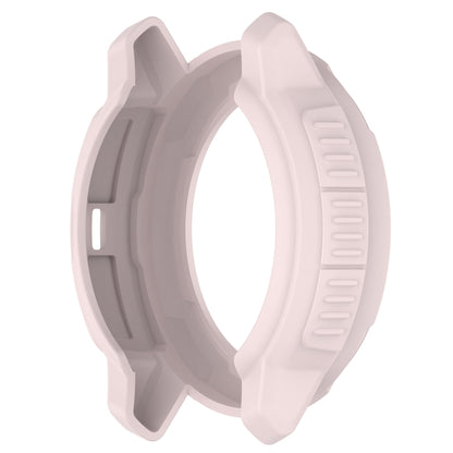 For Garmin Instinct Crossover Armor Hollow Watch Protective Case(Light Pink) by buy2fix