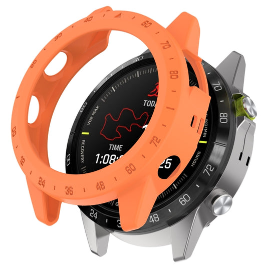 For Garmin MARQ 2 Armor Hollow Watch Protective Case(Orange) by buy2fix