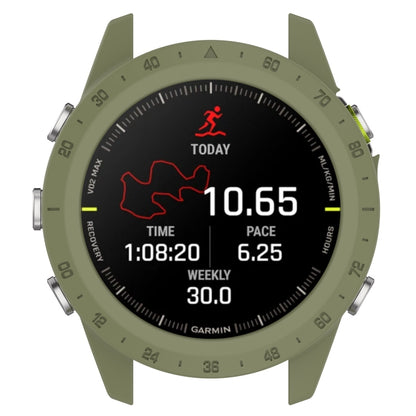 For Garmin MARQ 2 Armor Hollow Watch Protective Case(Jungle Green) by buy2fix