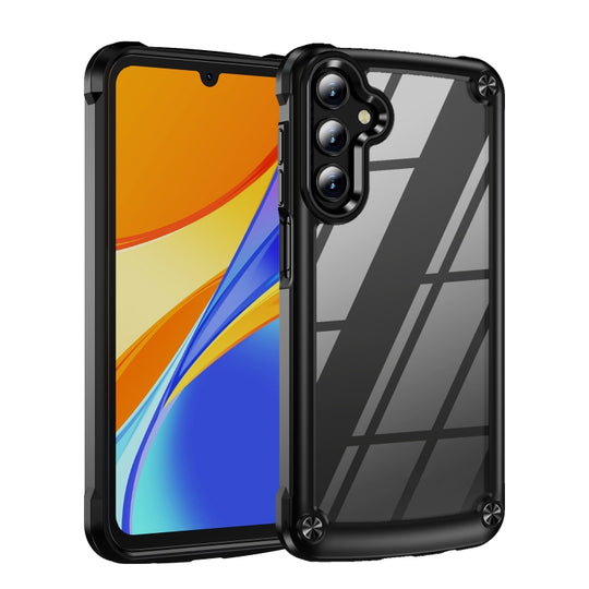 For Samsung Galaxy A55 5G TPU + PC Lens Protection Phone Case(Black)