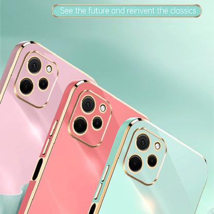 For Huawei nova Y61 XINLI Straight Edge 6D Electroplate TPU Phone Case(Black) by XINLI