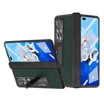 For Huawei Mate X2 5G Napa Texture All-inclusive Phone Case(Green) - Huawei Cases by buy2fix | Online Shopping UK | buy2fix
