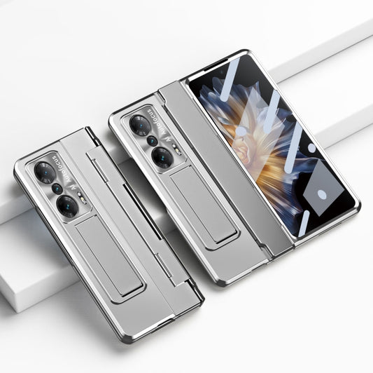 For Honor Magic Vs Integrated Folding Phone Case with Hinge(Silver) - Honor Cases by buy2fix | Online Shopping UK | buy2fix