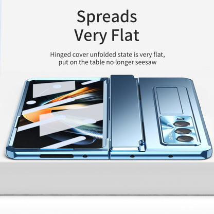 For Samsung Galaxy Z Fold3 5G Integrated Folding Phone Case with Hinge(Blue) - Galaxy Phone Cases by buy2fix | Online Shopping UK | buy2fix