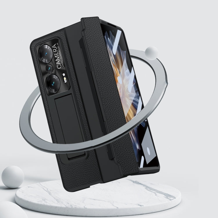 For Honor Magic Vs Integrated Full Coverage Phone Case with Hinge(Black) - Honor Cases by buy2fix | Online Shopping UK | buy2fix