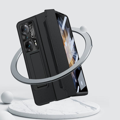 For Honor Magic Vs Integrated Full Coverage Phone Case with Hinge(Black) - Honor Cases by buy2fix | Online Shopping UK | buy2fix