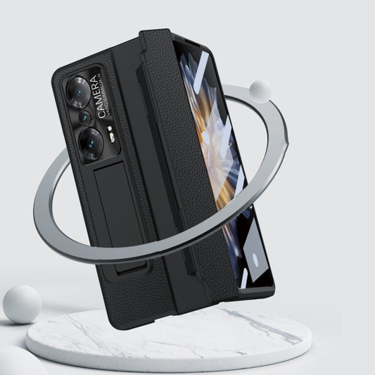 For Honor Magic Vs Integrated Full Coverage Phone Case with Hinge(Black) - Honor Cases by buy2fix | Online Shopping UK | buy2fix