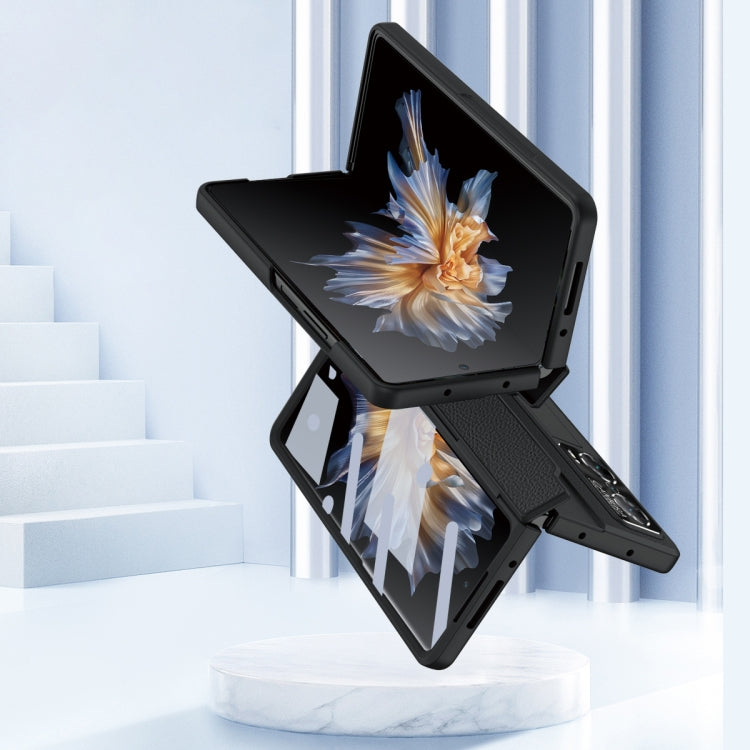 For Honor Magic Vs Integrated Full Coverage Phone Case with Hinge(Black) - Honor Cases by buy2fix | Online Shopping UK | buy2fix