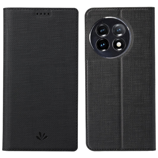 For One Plus 11 ViLi DMX Series Shockproof Magnetic Flip Leather Phone Case(Black) by ViLi