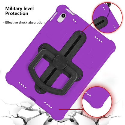 For iPad 2025 / 2022 Shield 360 Rotation Handle EVA Shockproof PC Tablet Case(Purple Black) - iPad 2025 / 2022 Cases by buy2fix | Online Shopping UK | buy2fix