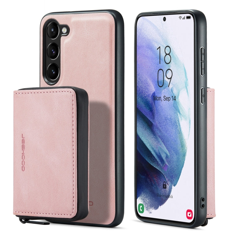 For Samsung Galaxy A54 5G / A54 4G JEEHOOD Magnetic Zipper Horizontal Flip Phone Leather Case(Pink) - Galaxy Phone Cases by JEEHOOD | Online Shopping UK | buy2fix