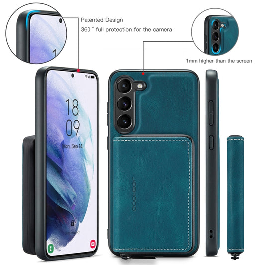 For Samsung Galaxy A54 5G / A54 4G JEEHOOD Magnetic Zipper Horizontal Flip Phone Leather Case(Blue) - Galaxy Phone Cases by JEEHOOD | Online Shopping UK | buy2fix