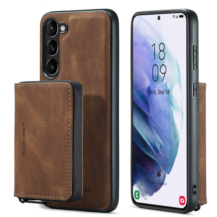 For Samsung Galaxy A54 5G / A54 4G JEEHOOD Magnetic Zipper Horizontal Flip Phone Leather Case(Brown) - Galaxy Phone Cases by JEEHOOD | Online Shopping UK | buy2fix