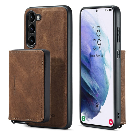 For Samsung Galaxy A54 5G / A54 4G JEEHOOD Magnetic Zipper Horizontal Flip Phone Leather Case(Brown) - Galaxy Phone Cases by JEEHOOD | Online Shopping UK | buy2fix