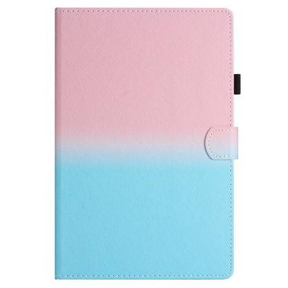 For 10 inch Universal Stitching Gradient Leather Tablet Case(Pink Blue) - 10 - 11 inch by buy2fix | Online Shopping UK | buy2fix