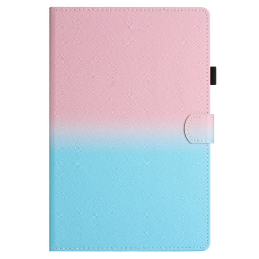 For 10 inch Universal Stitching Gradient Leather Tablet Case(Pink Blue) - 10 - 11 inch by buy2fix | Online Shopping UK | buy2fix