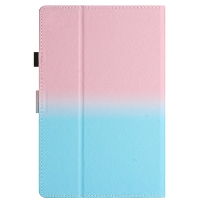 For 7 inch Universal Stitching Gradient Leather Tablet Case(Pink Blue) - 7 inch by buy2fix | Online Shopping UK | buy2fix