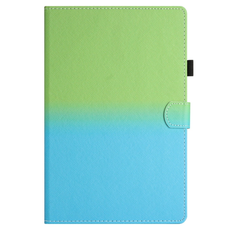 For 7 inch Universal Stitching Gradient Leather Tablet Case(Green Blue) - 7 inch by buy2fix | Online Shopping UK | buy2fix