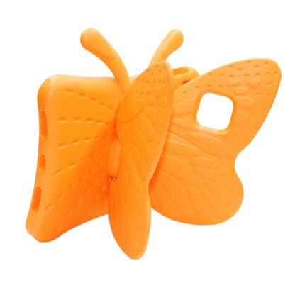 For iPad 2025 / 2022 Butterfly Bracket Style EVA Children Shockproof Tablet Protective Case(Orange) - iPad 2025 / 2022 Cases by buy2fix | Online Shopping UK | buy2fix