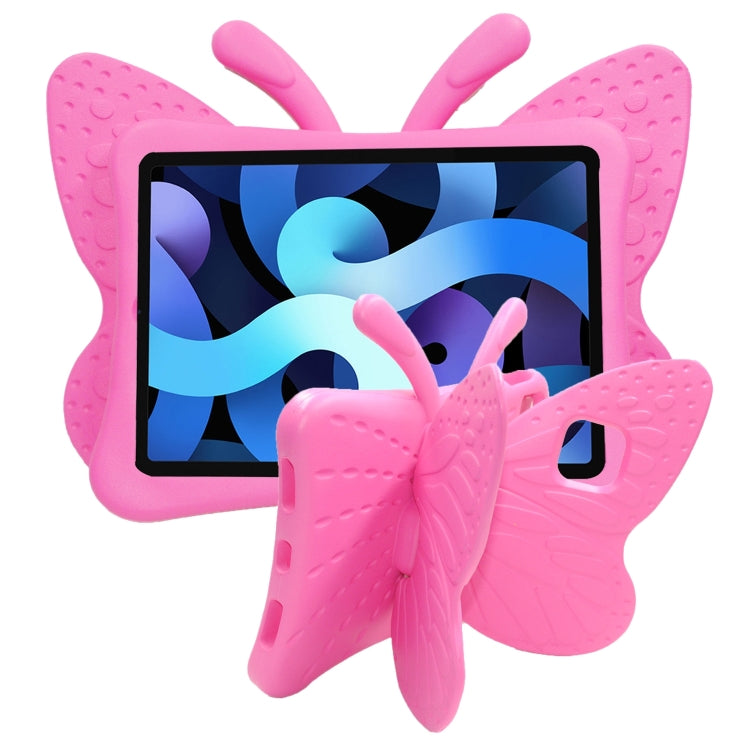 For iPad 2025 / 2022 Butterfly Bracket Style EVA Children Shockproof Tablet Protective Case(Rose Red) - iPad 2025 / 2022 Cases by buy2fix | Online Shopping UK | buy2fix