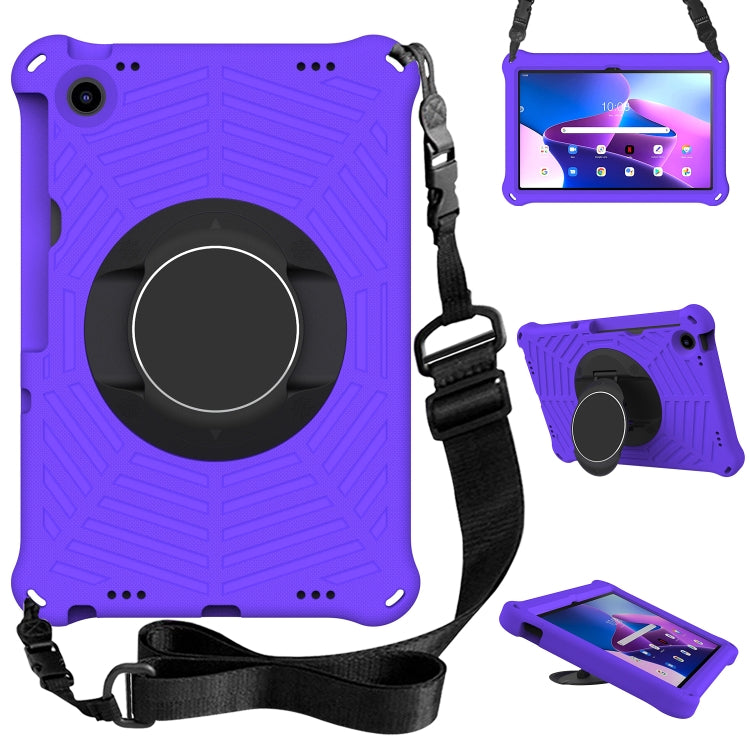 For Lenovo Tab M10 Plus 10.6 3rd Gen 2022 Spider King Silicone Protective Tablet Case(Purple) - Lenovo by buy2fix | Online Shopping UK | buy2fix