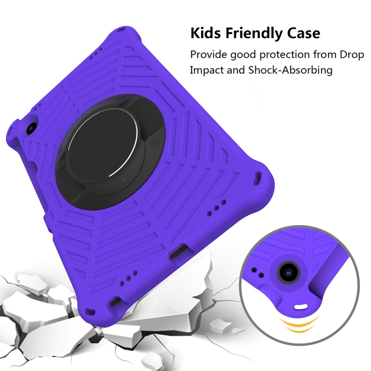 For Lenovo Tab M10 Plus 10.6 3rd Gen 2022 Spider King Silicone Protective Tablet Case(Purple) - Lenovo by buy2fix | Online Shopping UK | buy2fix