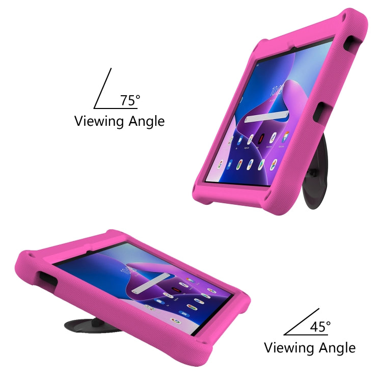 For Lenovo Tab M10 Plus 10.6 3rd Gen 2022 Spider King Silicone Protective Tablet Case(Rose Red) - Lenovo by buy2fix | Online Shopping UK | buy2fix