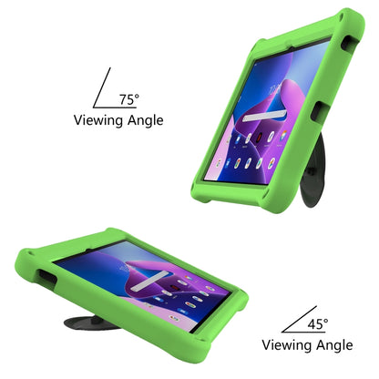 For Lenovo Tab M10 Plus 10.6 3rd Gen 2022 Spider King Silicone Protective Tablet Case(Green) - Lenovo by buy2fix | Online Shopping UK | buy2fix
