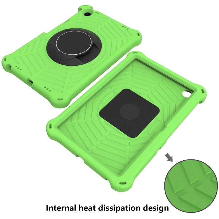 For Lenovo Tab M10 Plus 10.6 3rd Gen 2022 Spider King Silicone Protective Tablet Case(Green) - Lenovo by buy2fix | Online Shopping UK | buy2fix