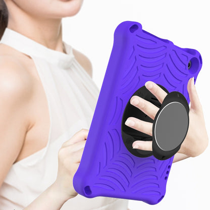 For Amazon Kindle Fire HD 8 / 8 Plus 2022 / 2020 Spider King Silicone Protective Tablet Case(Purple) - Amazon by buy2fix | Online Shopping UK | buy2fix