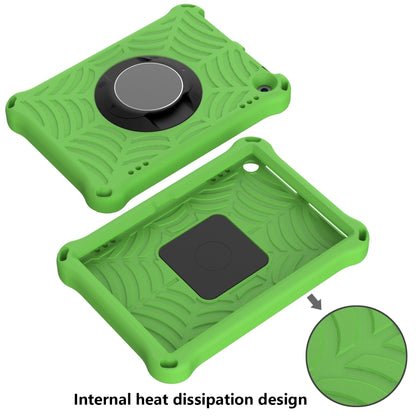 For Amazon Kindle Fire HD 8 / 8 Plus 2022 / 2020 Spider King Silicone Protective Tablet Case(Green) - Amazon by buy2fix | Online Shopping UK | buy2fix