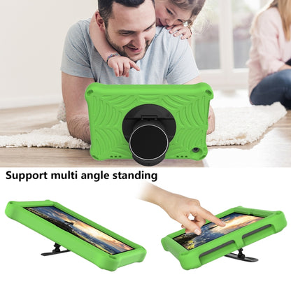 For Amazon Kindle Fire HD 8 / 8 Plus 2022 / 2020 Spider King Silicone Protective Tablet Case(Green) - Amazon by buy2fix | Online Shopping UK | buy2fix