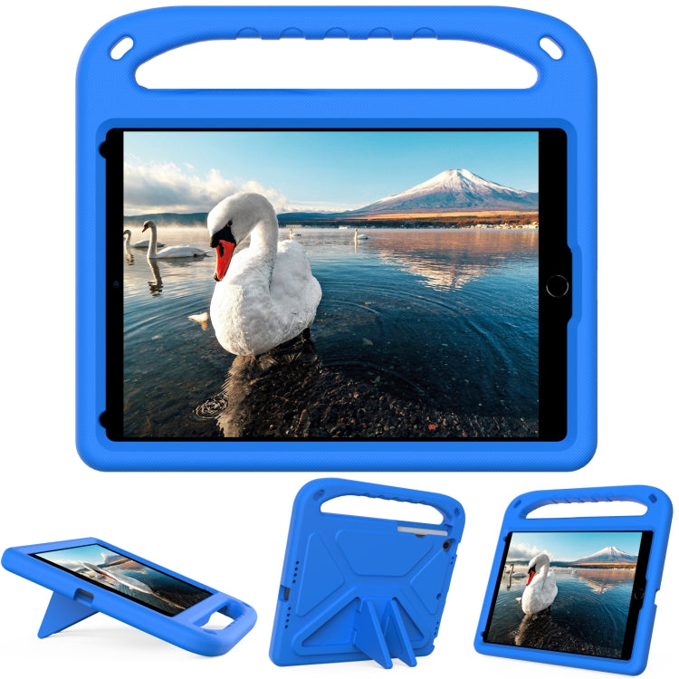For iPad Air 3 / Pro 10.5 Handle EVA Shockproof Tablet Case with Holder(Blue) - iPad Pro 10.5 inch Cases by buy2fix | Online Shopping UK | buy2fix