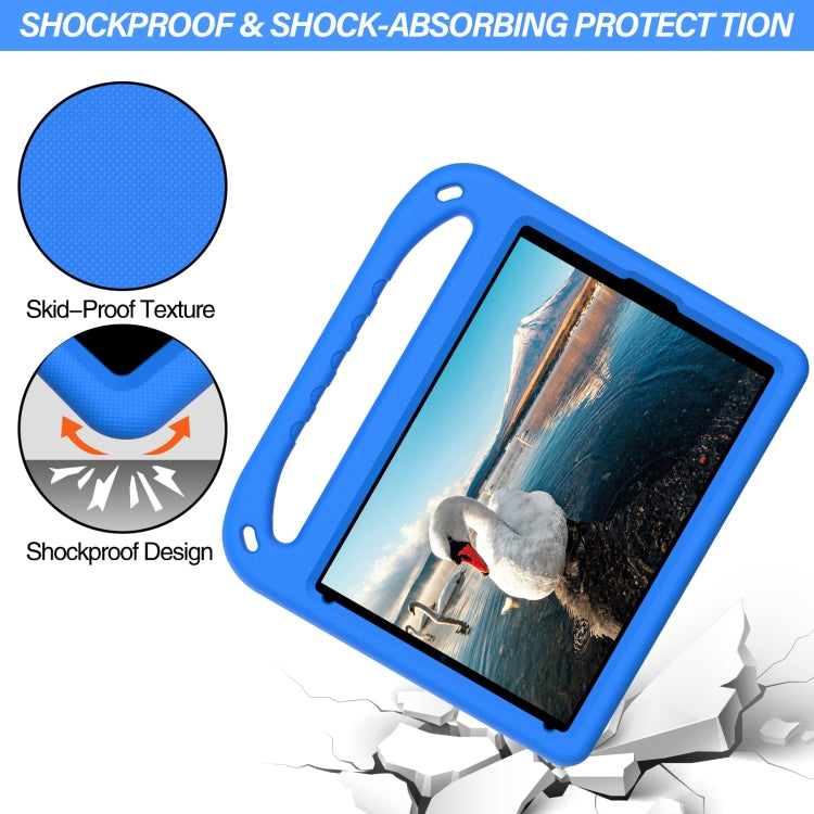 For iPad 9.7 2018 / 2017 Handle EVA Shockproof Tablet Case with Holder(Blue) - iPad 9.7 (2018) & (2017) Cases by buy2fix | Online Shopping UK | buy2fix