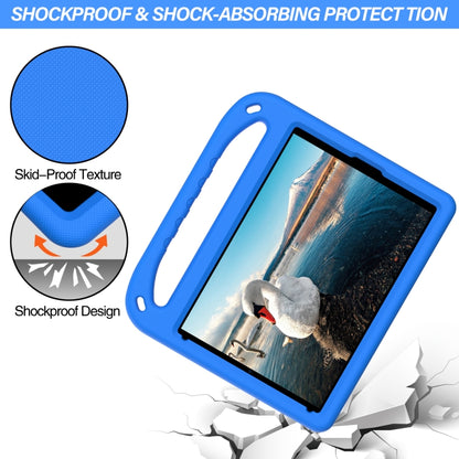 For iPad 9.7 2018 / 2017 Handle EVA Shockproof Tablet Case with Holder(Blue) - iPad 9.7 (2018) & (2017) Cases by buy2fix | Online Shopping UK | buy2fix