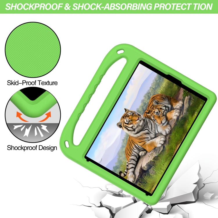 For iPad 9.7 2018 / 2017 Handle EVA Shockproof Tablet Case with Holder(Green) - iPad 9.7 (2018) & (2017) Cases by buy2fix | Online Shopping UK | buy2fix