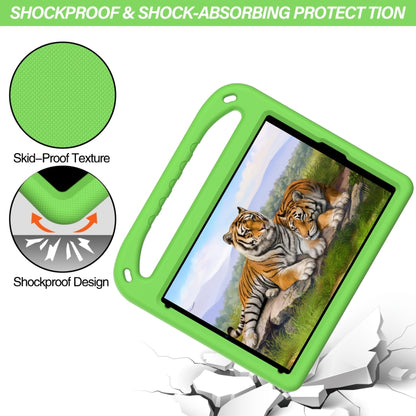 For iPad 9.7 2018 / 2017 Handle EVA Shockproof Tablet Case with Holder(Green) - iPad 9.7 (2018) & (2017) Cases by buy2fix | Online Shopping UK | buy2fix