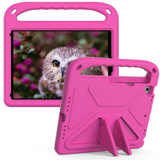 For iPad 9.7 2018 / 2017 Handle EVA Shockproof Tablet Case with Holder(Rose Red) - iPad 9.7 (2018) & (2017) Cases by buy2fix | Online Shopping UK | buy2fix